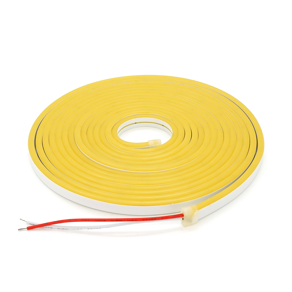 Светодиодная лента в силиконе 3528 12V IP67 5 м Yellow (YUT_V8565)