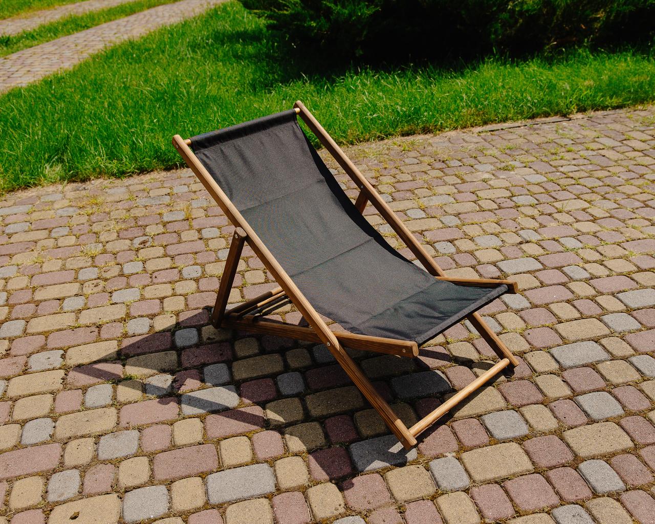 Шезлонг для дачи тканевый XRmaster Коричневый/Черный (КШ-017/1) - фото 4 Шезлонг для дачи тканевый XRmaster Коричневый/Черный (КШ-017/1) - фото 4