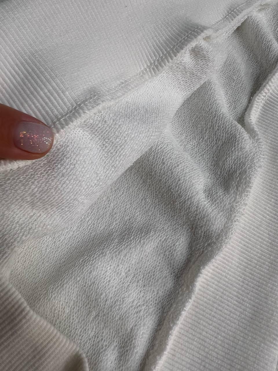 Костюм женский Quzen 470-471 свитшот и джогеры на резинке оверсайз M Белый (27082970) - фото 4 Костюм женский Quzen 470-471 свитшот и джогеры на резинке оверсайз M Белый (27082970) - фото 4