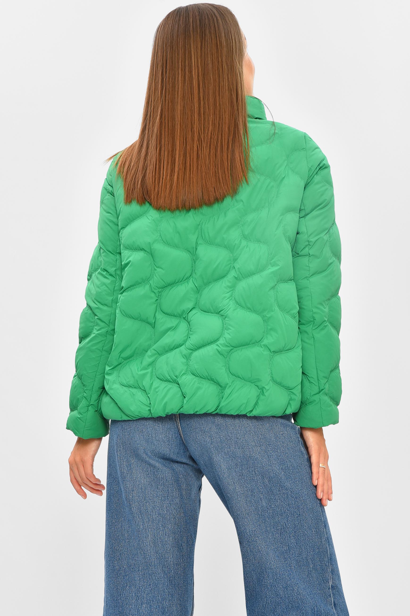 Куртка женская демисезонная XS Зеленый (205797) - фото 3 Куртка женская демисезонная XS Зеленый (205797) - фото 3