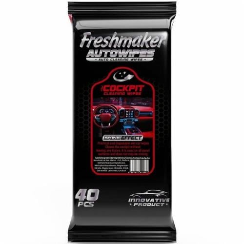 Серветки для прибирання приборної панелі авто Freshmaker Auto Cockpit 40 шт. (13346614)