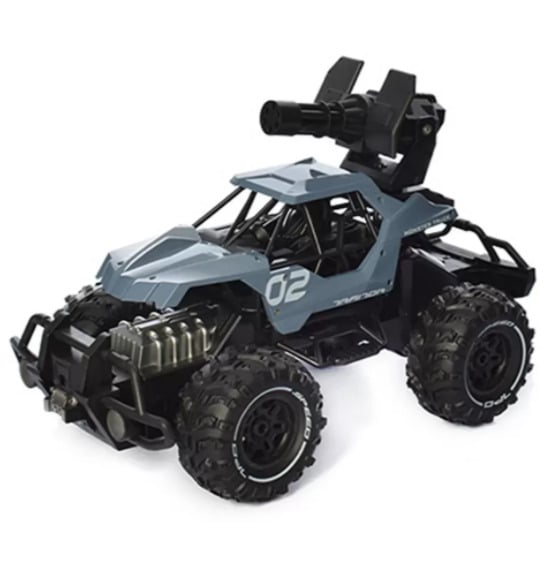 Іграшка на радіокеруванні Sulong Shooting Buggy Monster Truck джип з кулеметом 1:12 Сірий (SUN8338) Іграшка на радіокеруванні Sulong Shooting Buggy Monster Truck джип з кулеметом 1:12 Сірий (SUN8338)