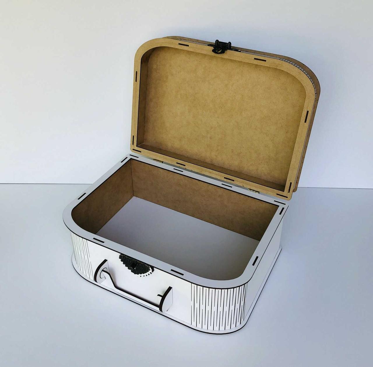 Валіза Преміум 33х23х14 см Білий - фото 2