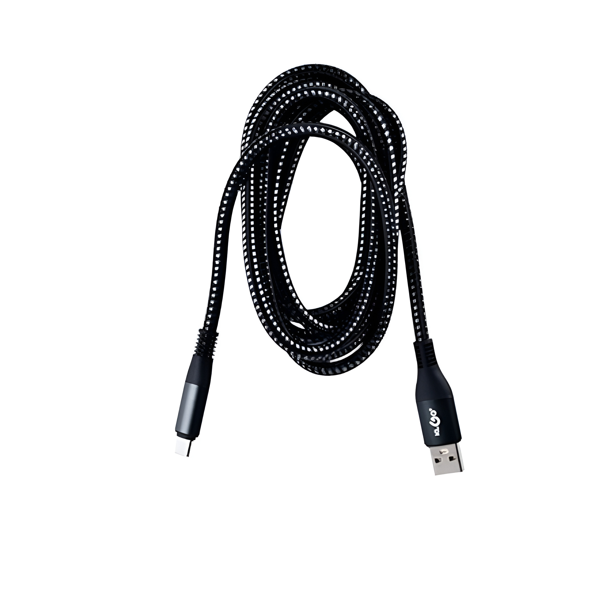 Кабель KLGO WL-1429 USB to Type-C 2 м 5V 4.5A 22,5W 10V 4A 40W Черный (26449435)