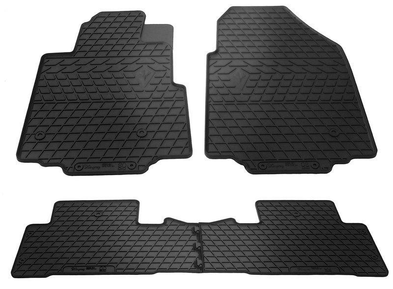 Коврики резиновые Stingray Honda Pilot 2008- 4 шт. Черный (1008084)
