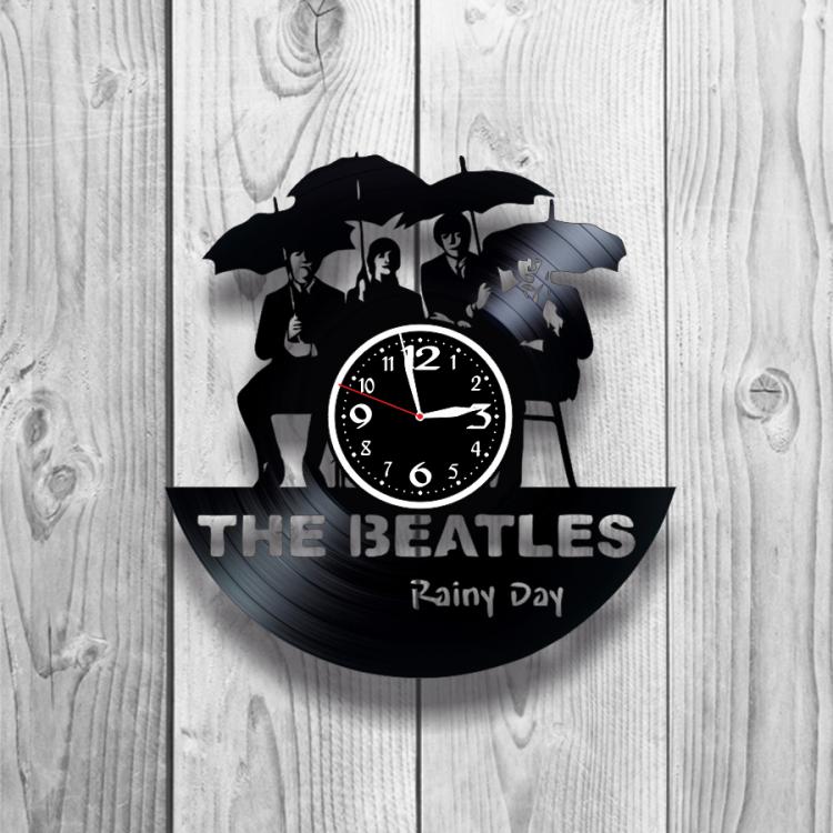 Часы настенные The Beatles 0445 из виниловой пластинки