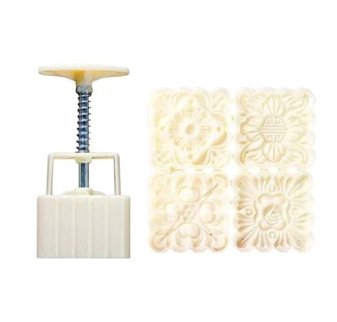 Прес-форма квадратна для місячних пряників №35 4 шт. (8714)