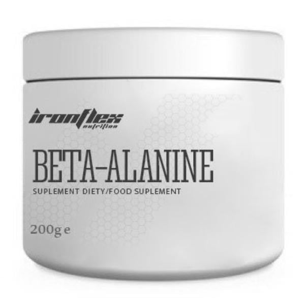 Бета-аланин для спорта IronFlex Beta-Alanine 200 г 80 порций Strawberry (000026006)