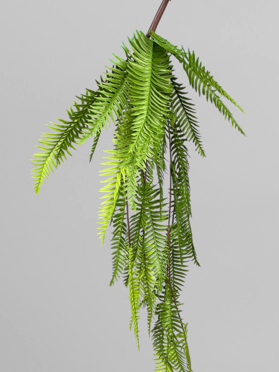 Искусственный ампельный папоротник 120 см Зеленый (Р01023)