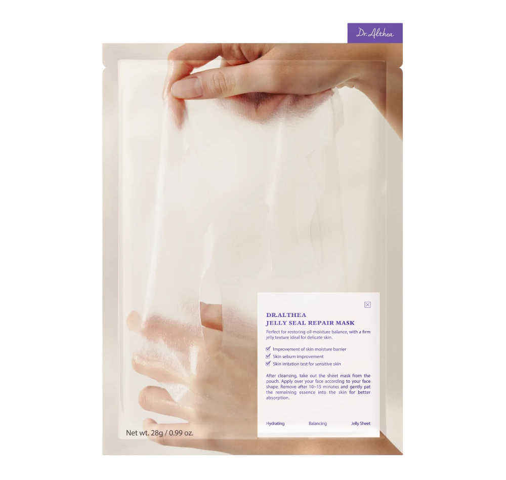 Маска восстановительная тканевая с гиалуроновой кислотой Dr. Althea Jelly Seal Repair Mask 28 г