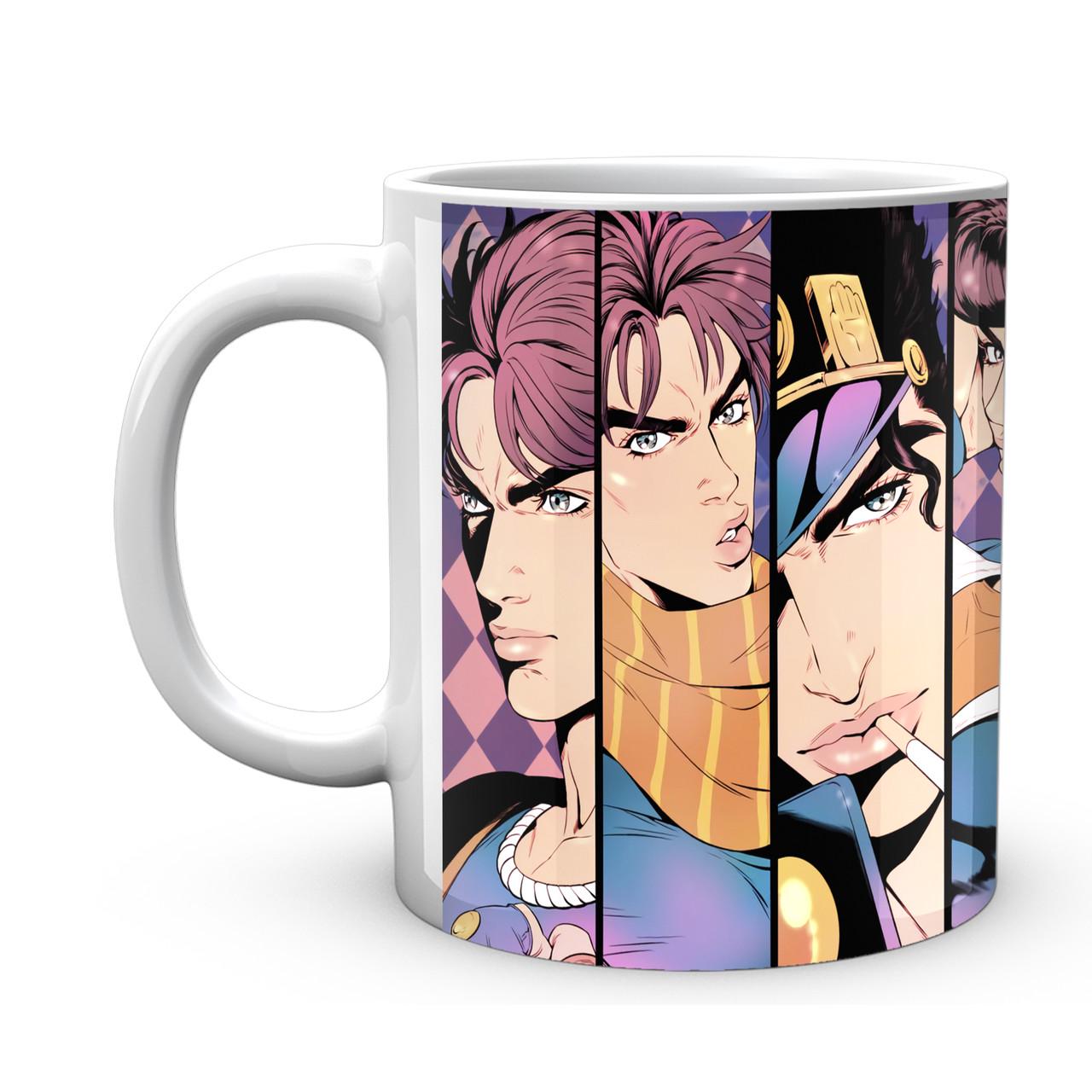 Чашка GeekLand JoJo's Bizarre Adventure Главные герои Портреты (JJ 02.408)