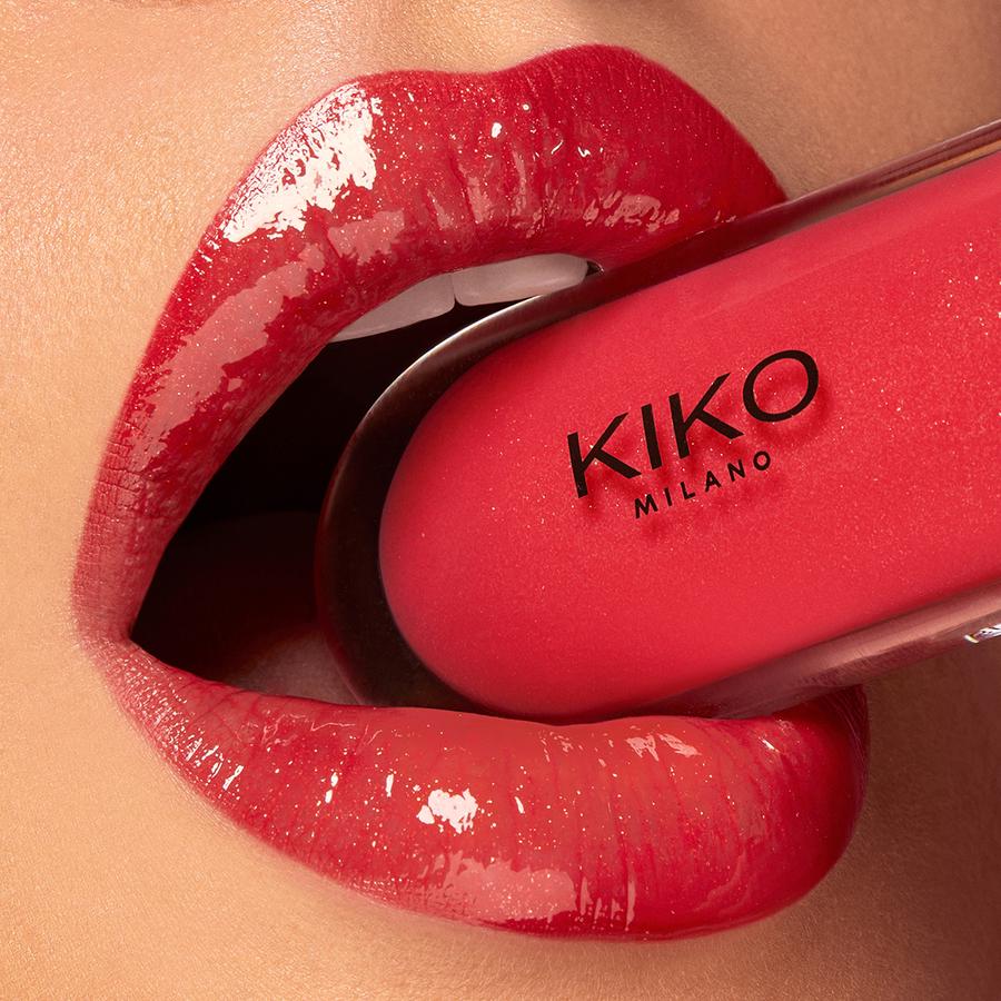 Блиск 3D Kiko Milano Hydra Lipgloss 12 Pearly Amarillis Red - фото 3