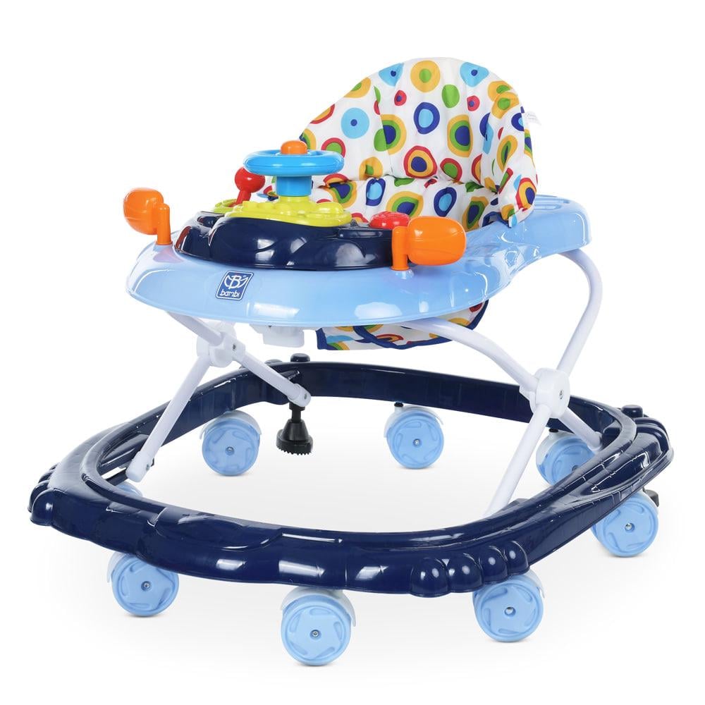 Ходунки з музичною ігровою панеллю Синій (M 3451)