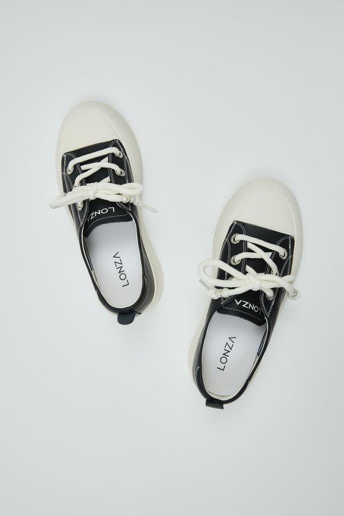 Кеды женские LONZA кожаные р. 39 Черный (198765) - фото 2 Кеды женские LONZA кожаные р. 39 Черный (198765) - фото 2