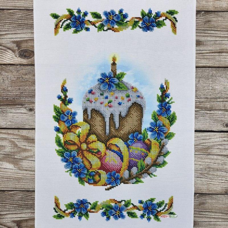 Набір для вишивання бісером Великодній рушник 33x51 см (РКВ_069)