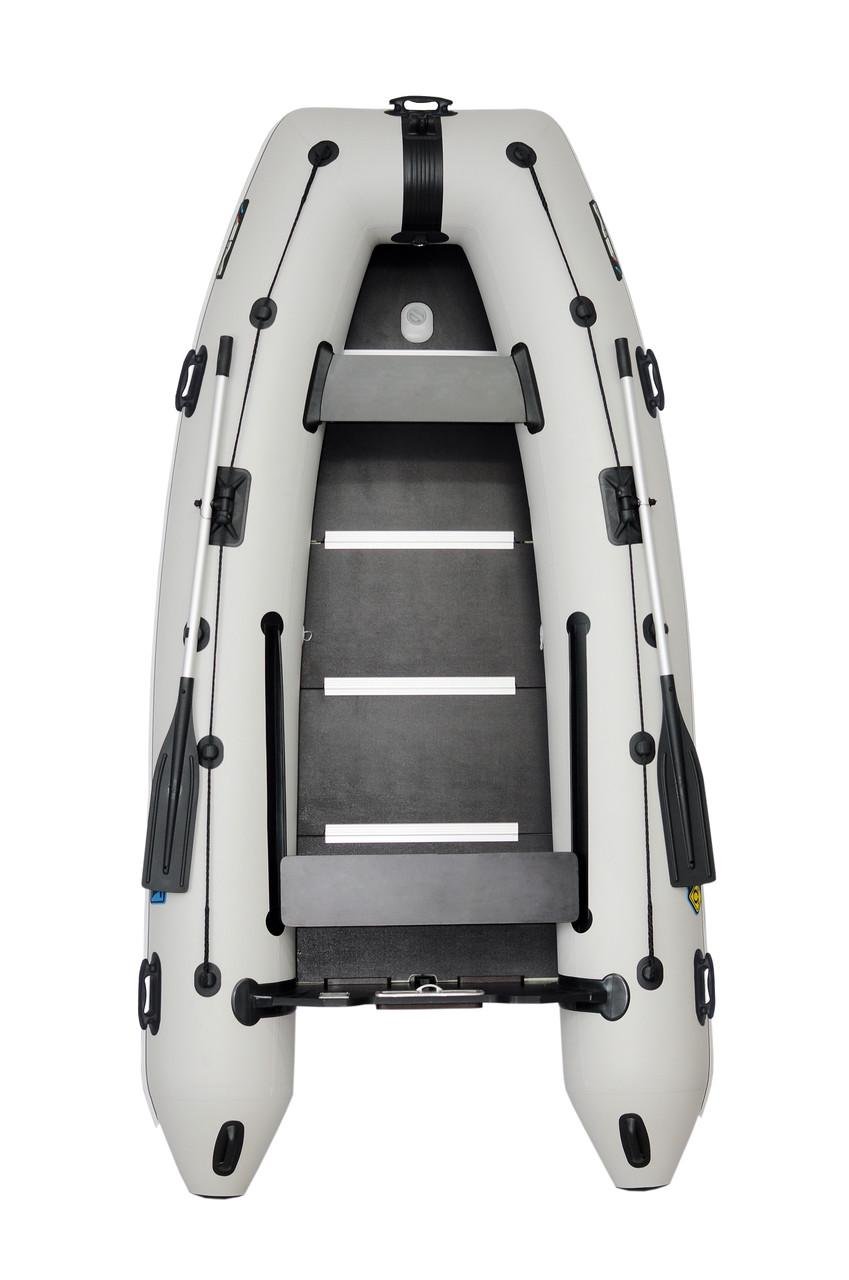 Лодка надувная моторная килевая ΩMega 330КU PFA пвх 4-хместная