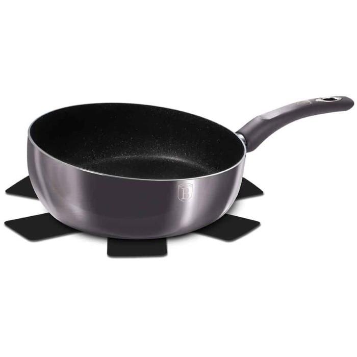 Пательня-фліп для індукційної плити Carbon PRO 26 см (6906-BH) - фото 3 Пательня-фліп для індукційної плити Carbon PRO 26 см (6906-BH) - фото 3