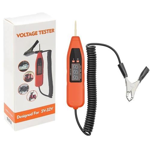 Ручка-тестер автомобильного аккумулятора и цепей 5-32V с ЖК-дисплеем Orange (927083) - фото 5 Ручка-тестер автомобильного аккумулятора и цепей 5-32V с ЖК-дисплеем Orange (927083) - фото 5