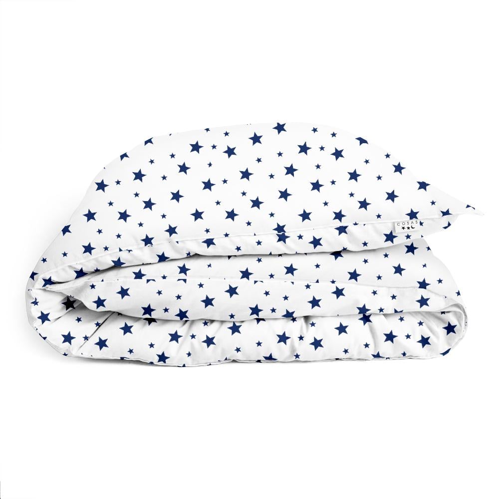 Пододеяльник Cosas двуспальный Star Big Blue 180х220 см White (4822052044261)