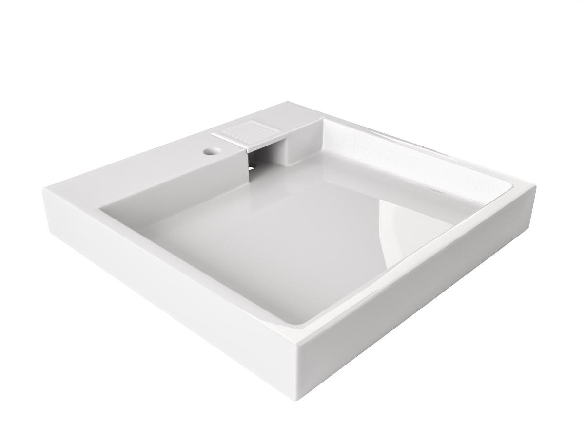 Умивальник акриловий на пральну машину Redokss San DEYMOS 60x60 см - фото 6