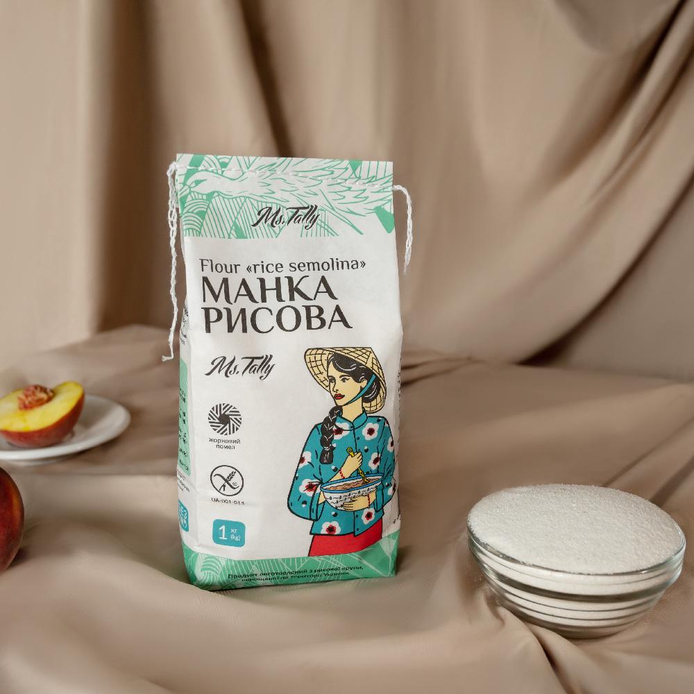 Борошно Манка рисова Ms.Tally 1 кг (4820216950199) - фото 5 Борошно Манка рисова Ms.Tally 1 кг (4820216950199) - фото 5