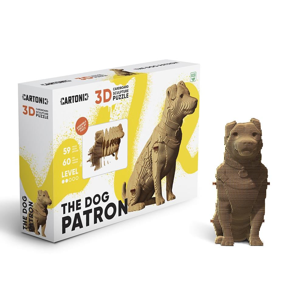 Пазл-конструктор 3D картонный Cartonic 3D Puzzle PATRON THE DOG Пес Патрон (33394553)
