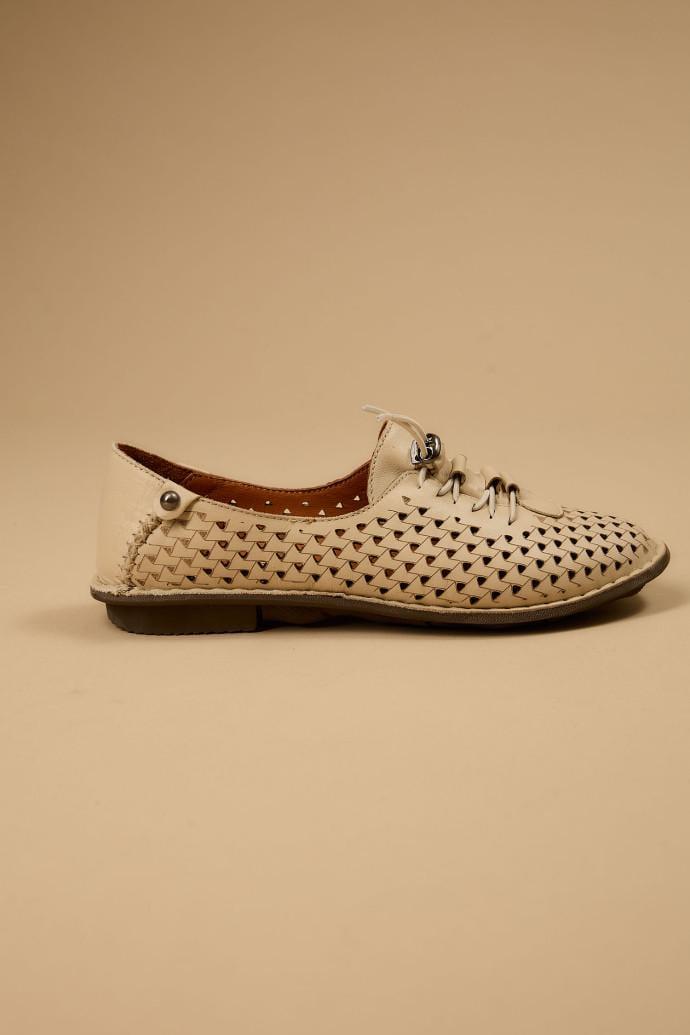 Мокасини жіночі LONZA шкіряні р. 38 Бежевий (186185) - фото 2 Мокасини жіночі LONZA шкіряні р. 38 Бежевий (186185) - фото 2