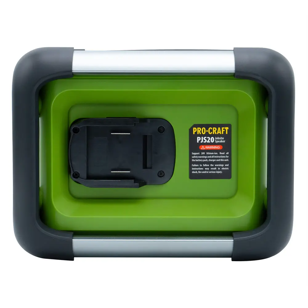 Радиоприемник аккумуляторный ProCraft PJS20 без аккумулятора и без зарядного устройства Bluetooth/AUX/FM 80 Вт - фото 9 Радиоприемник аккумуляторный ProCraft PJS20 без аккумулятора и без зарядного устройства Bluetooth/AUX/FM 80 Вт - фото 9