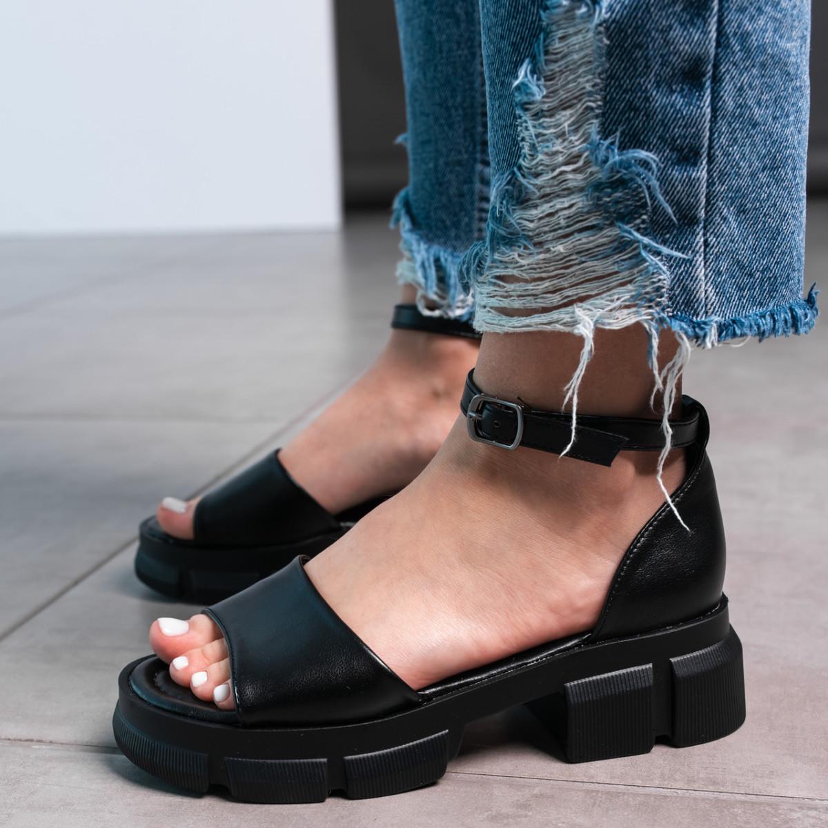 Босоножки женские Fashion р. 38 24,5 см Черный (3594)