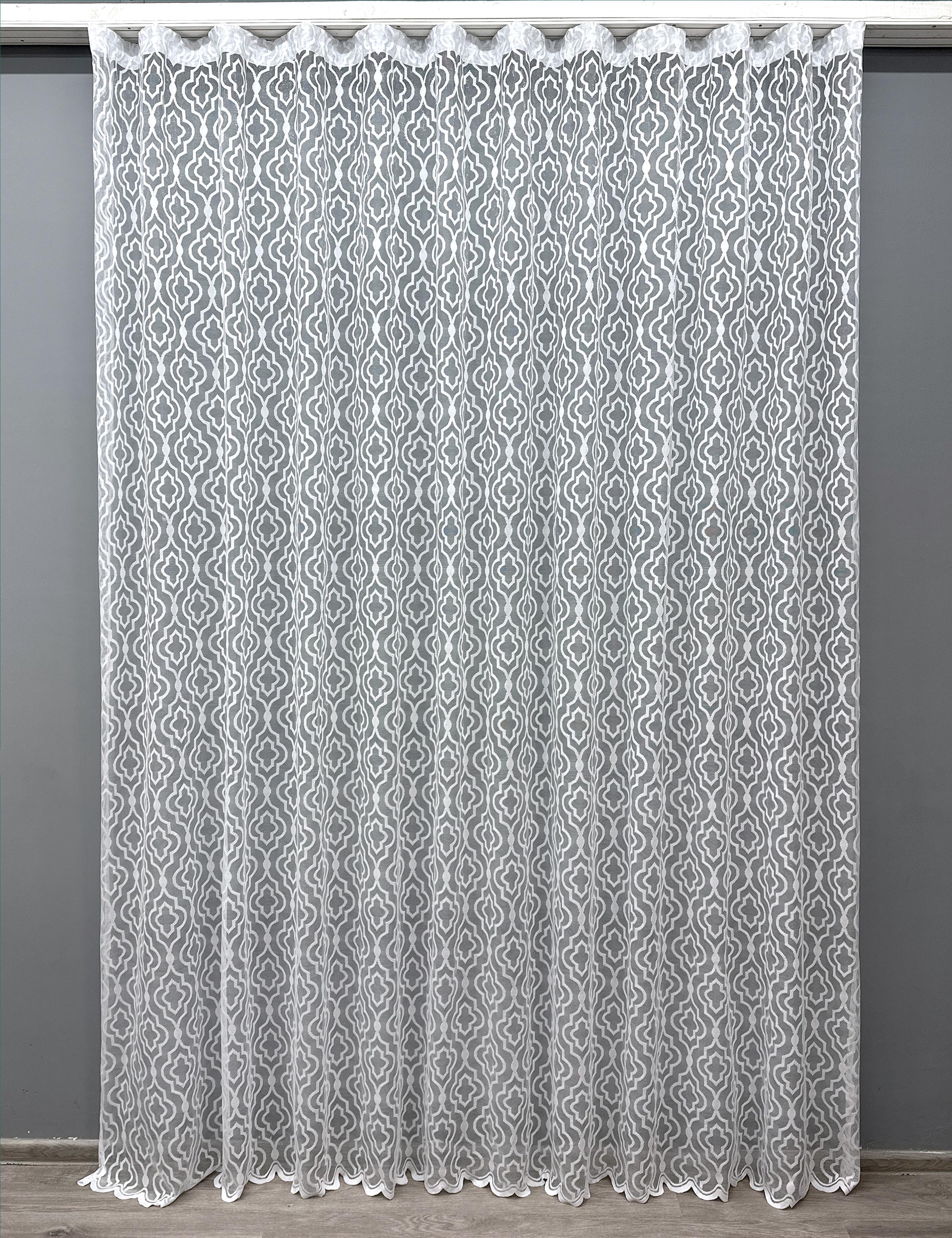 Тюль VR-Textil 1609т Жаккард 300х270 см Белый (42-0560) Тюль VR-Textil 1609т Жаккард 300х270 см Белый (42-0560)