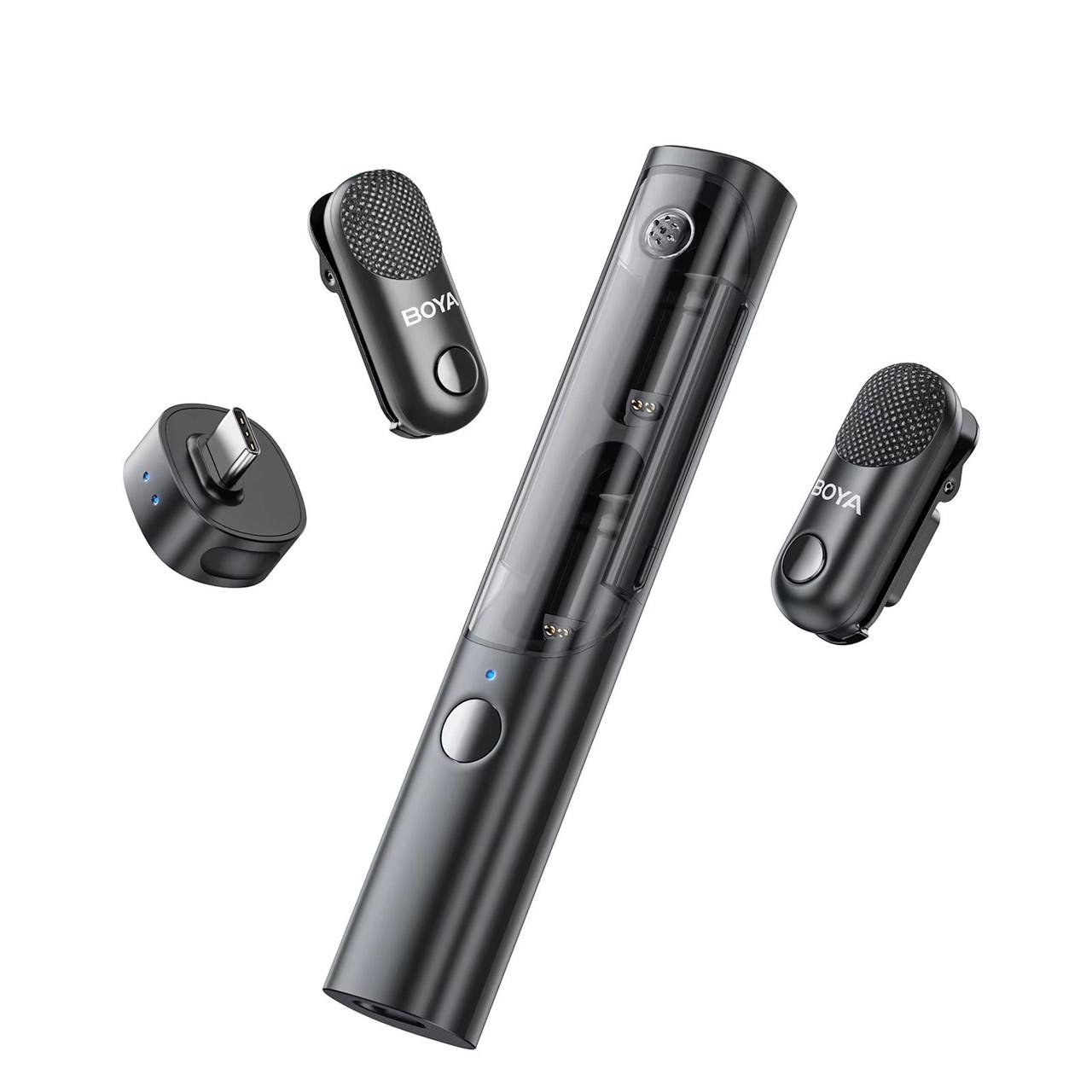 Микрофон петличный Boya Magic 05 Type-C 3в1 настольный ручной (2887654974)