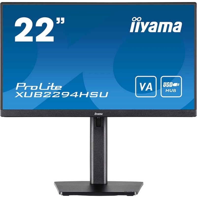 Монитор IIYAMA XUB2294HSU-B2 безрамочный VA 1920x1080 Full HD 21,5"/4W (23366341)