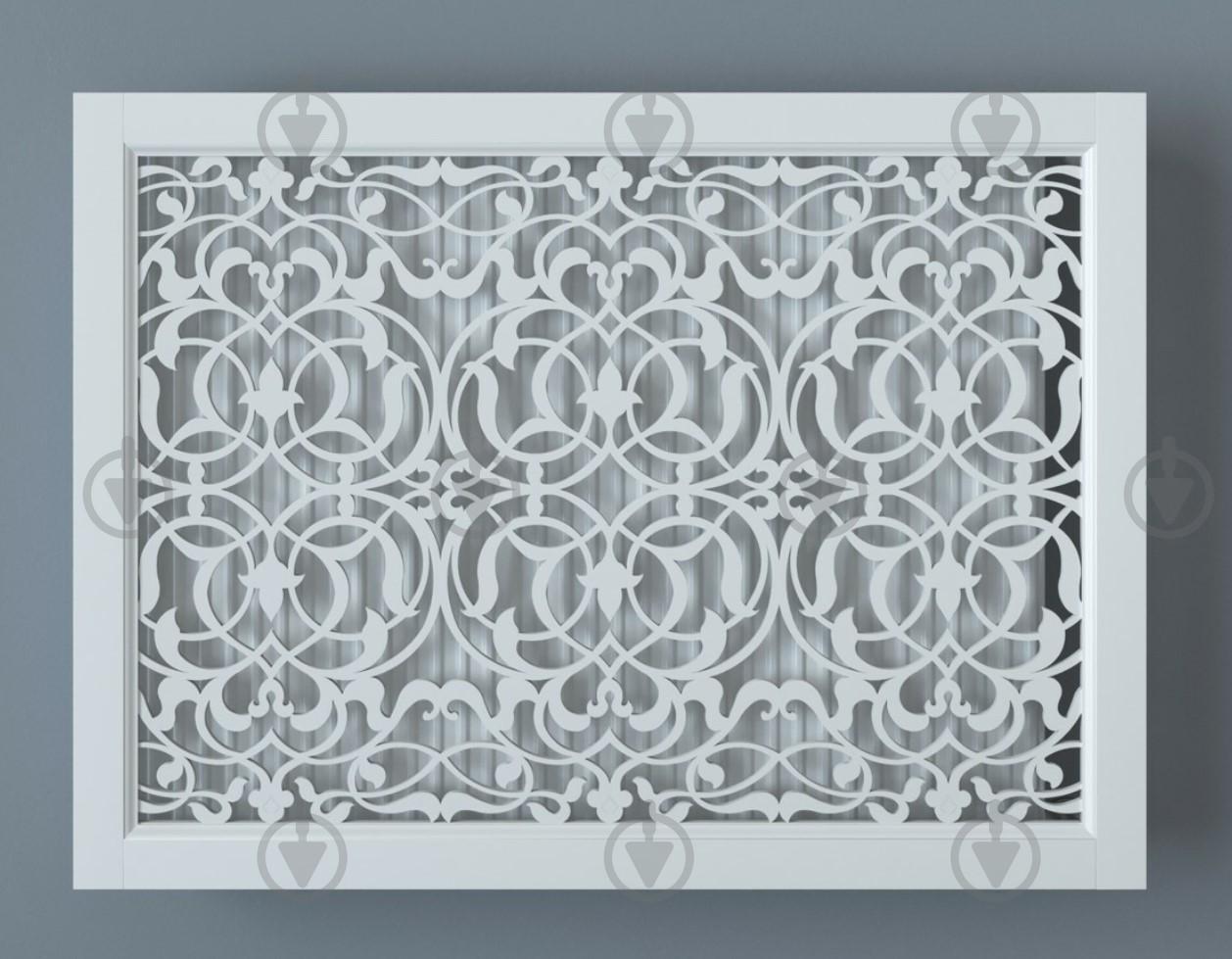 Экран-решетка декоративная на батарею отопления R78-F120 Белый (26498489) - фото 2 Экран-решетка декоративная на батарею отопления R78-F120 Белый (26498489) - фото 2