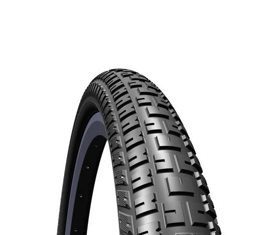 Покрышка велосипедная RUBENA Classic DEFENDER V93 26"x2,35"/60x559 Черный (TIR-J9-35)