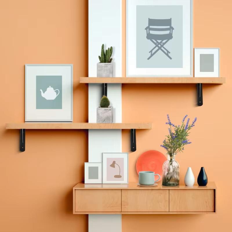 Тримач полиці Форт для полиць глибиною до 220 мм навантаження до 40 кг 150х96х16 см 2 шт. (101405531) - фото 4 Тримач полиці Форт для полиць глибиною до 220 мм навантаження до 40 кг 150х96х16 см 2 шт. (101405531) - фото 4