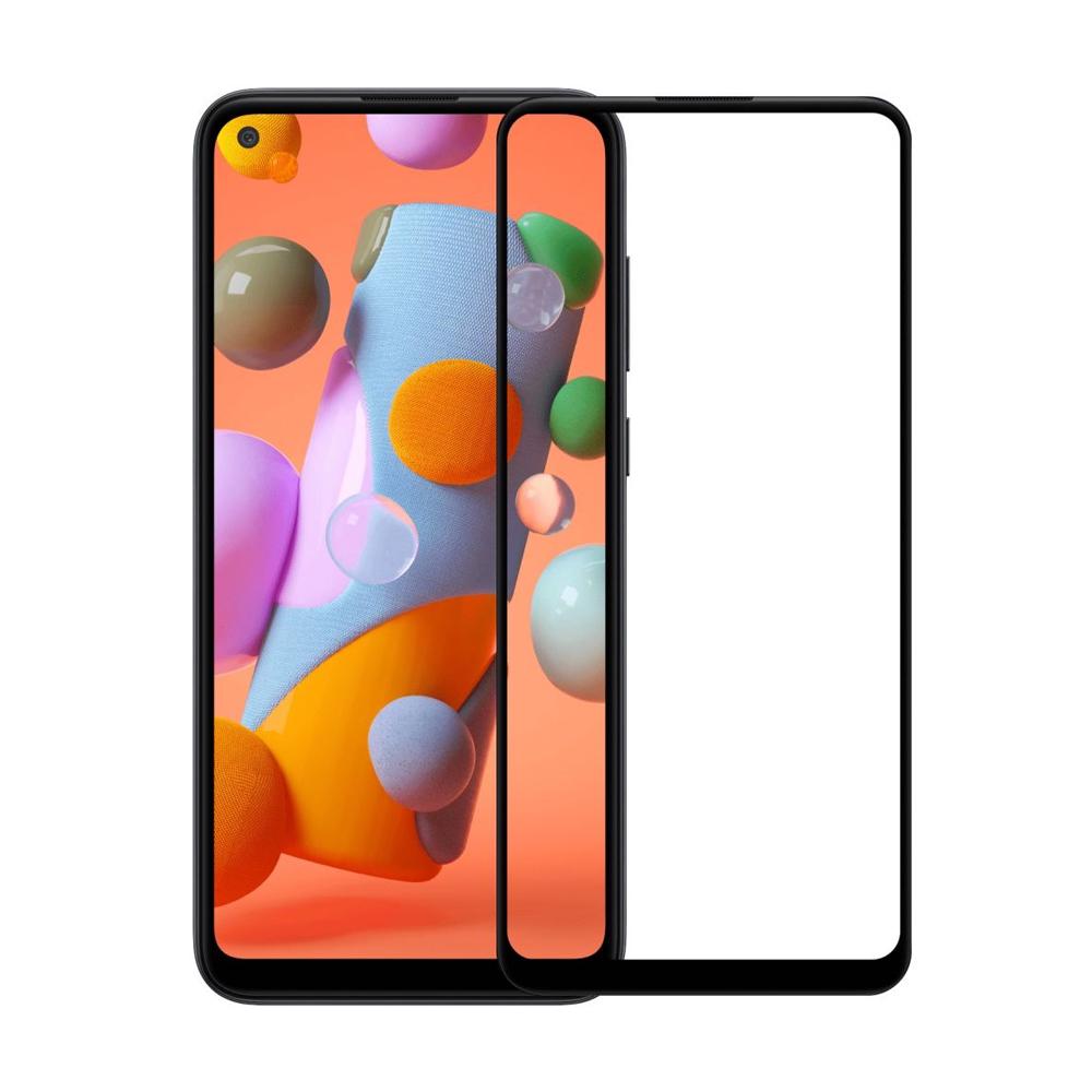 Защитное стекло Glass Full Glue для Samsung A11/M11 Black (6051)