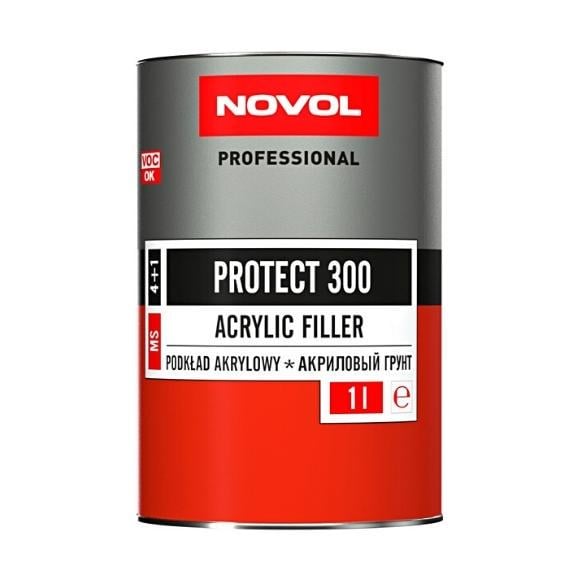 Ґрунт акриловий 4+1 NOVOL PROTECT 300 Білий - фото 2