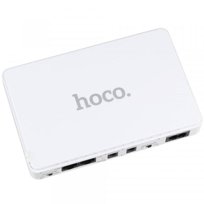 Повербанк для роутеров Hoco DB25 Smart Mini ИБП UPS 8800 mAh 5V/9V/12V - фото 3