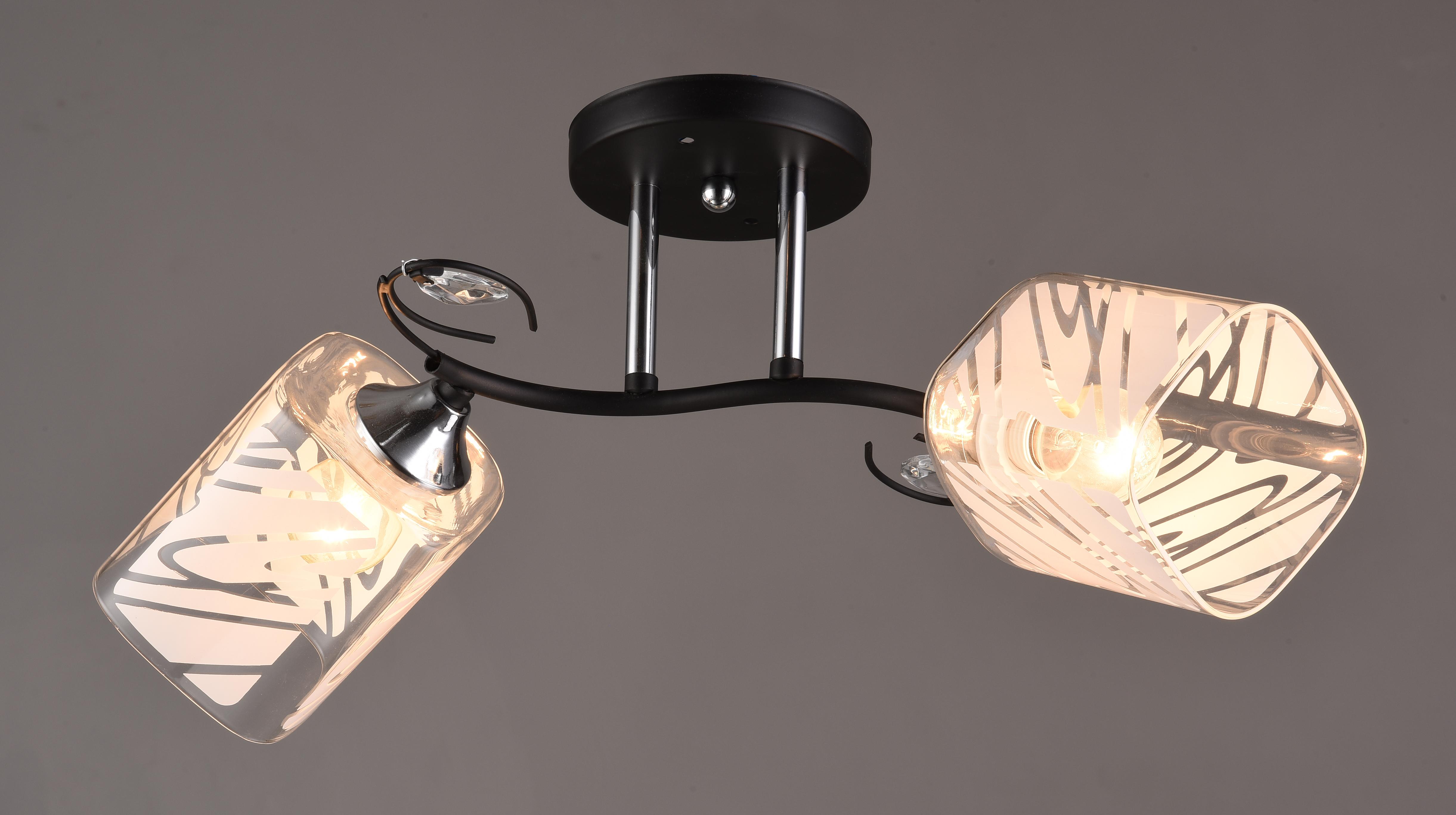 Люстра декоративна Sirius B C1032/2 BK+CH (000022731)