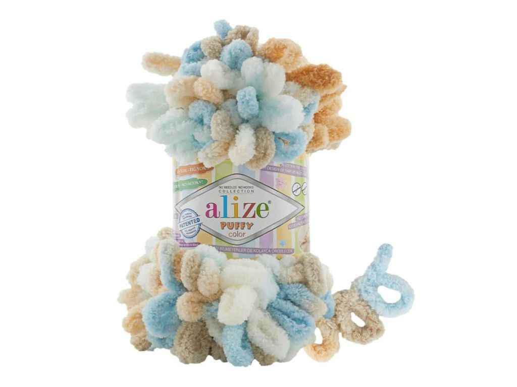 Пряжа Alize Puffy 100% микрополиэстр 100 г 9 м 5 шт. цвет 6530 (1106848)