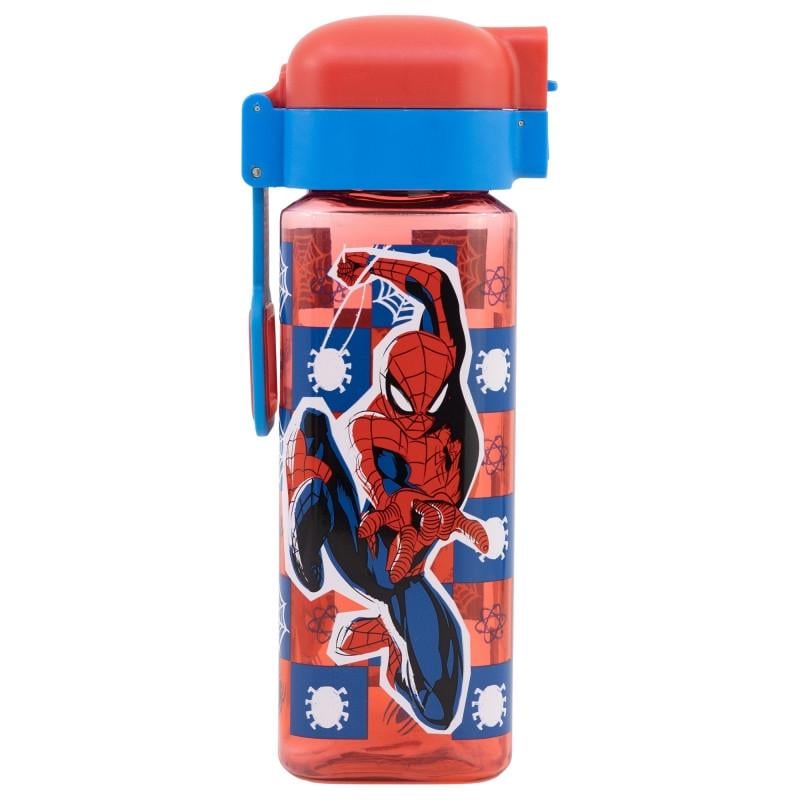 Бутылка детская для воды Stor Spider-Man 550 мл 25x 0x8 см Красный с синим (28431586)