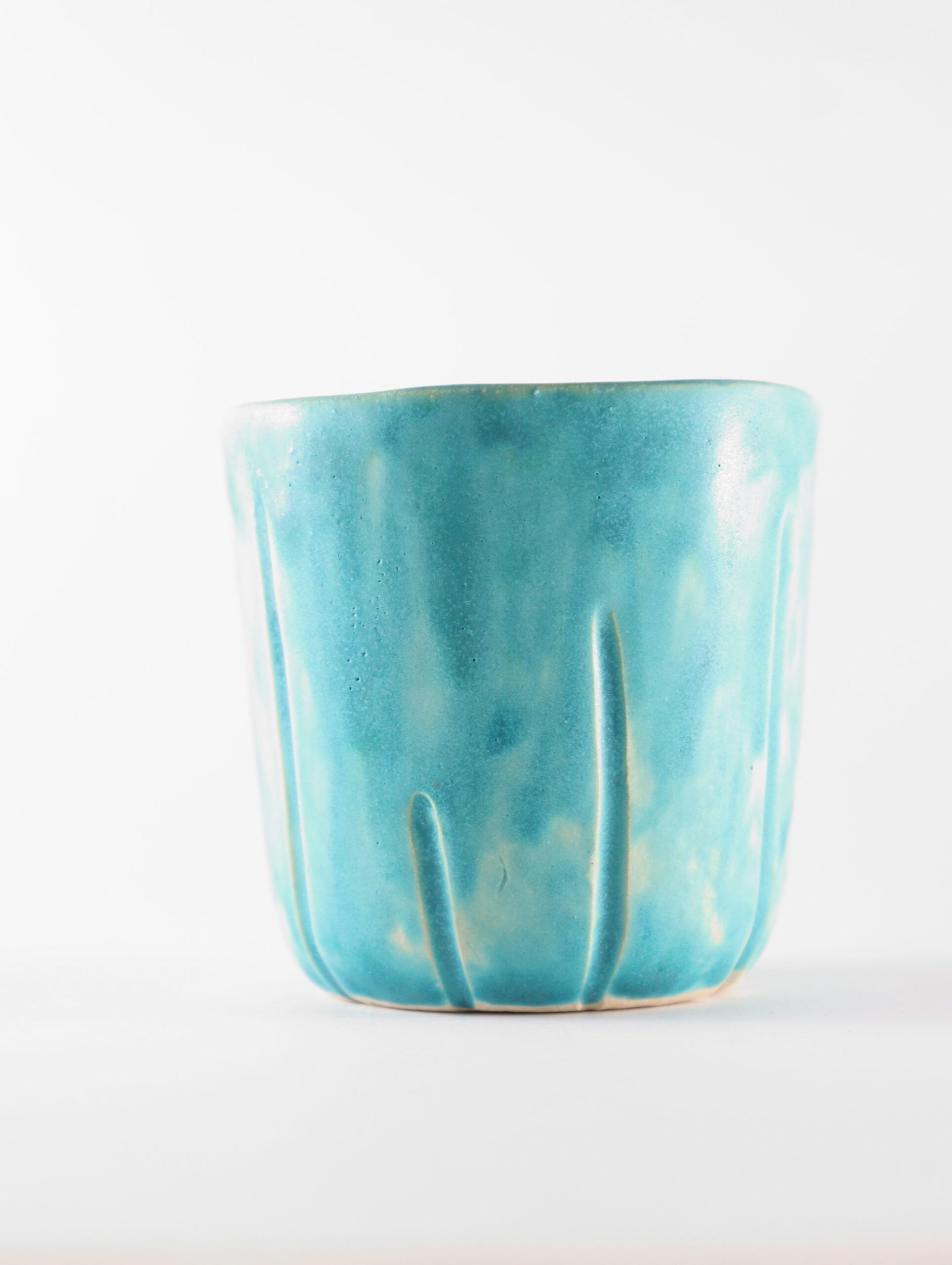 Чашка Лагуна ручної роботи (CUP-048) - фото 3 Чашка Лагуна ручної роботи (CUP-048) - фото 3