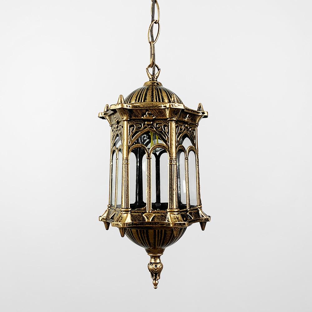 Фонарь подвесной уличный Устаревшее золото (9023 H/S) - фото 2