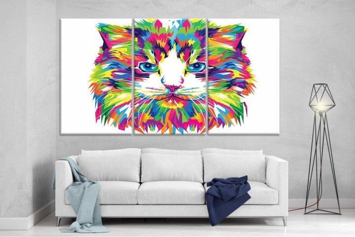 Картина модульная на холсте DK Котяра 159x99 см (XL134)