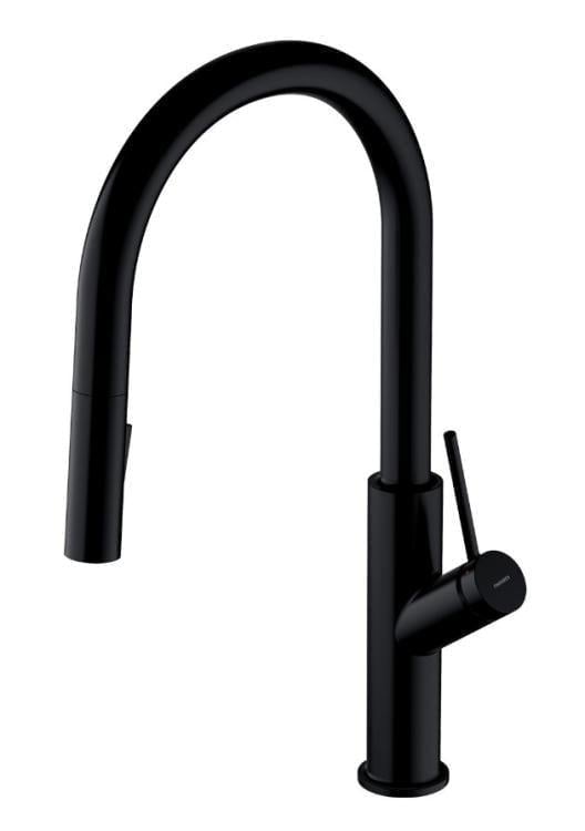Смеситель для кухни Omnires Bend Matt Black (BE6455BL)