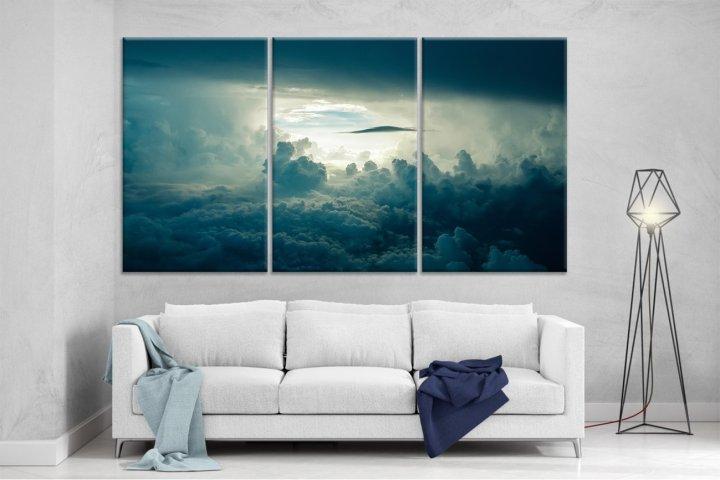 Картина модульная на холсте DK Облака 159x99 см (XL24)