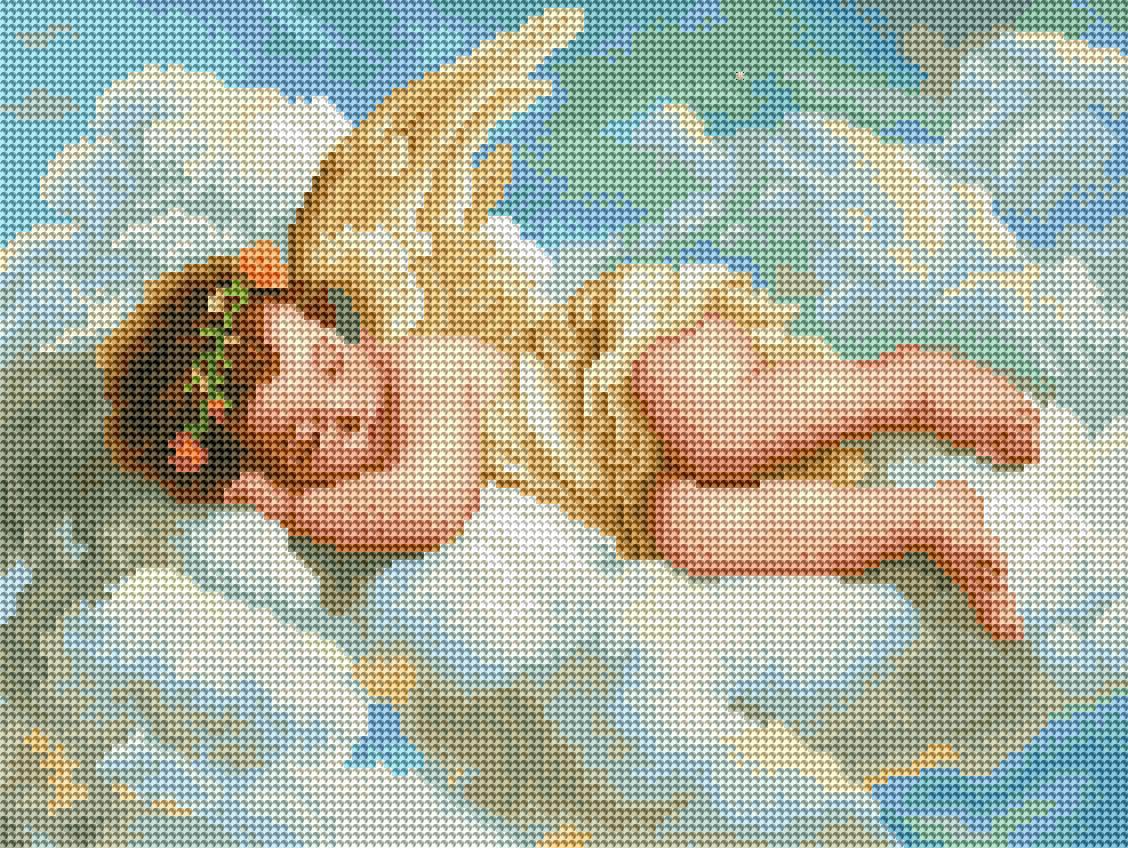 Алмазная мозаика Brushme Небесный сон 30x40 см (RDBS7034)