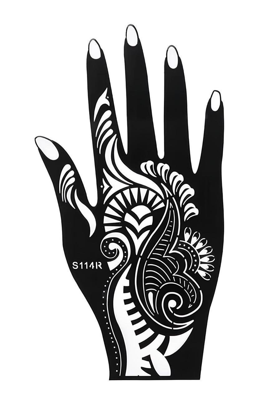 Трафарет для тату S114R для правої руки (2273930578)