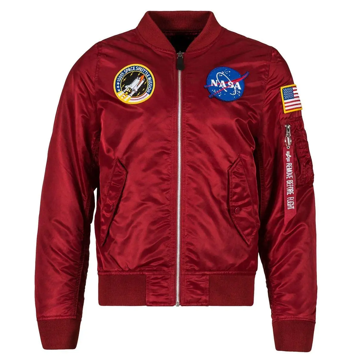 Ветровка Alpha Industries L-2B NASA Flight Jacket 3XL Red (MJL47020C1R3XL)