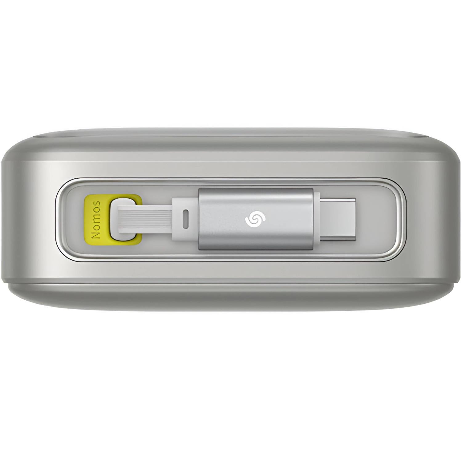 Повербанк BASEUS Free2Pull with Retractable Cable 20000 mAh 65W P10073700843-00 Lunar Gray - фото 4 Повербанк BASEUS Free2Pull with Retractable Cable 20000 mAh 65W P10073700843-00 Lunar Gray - фото 4